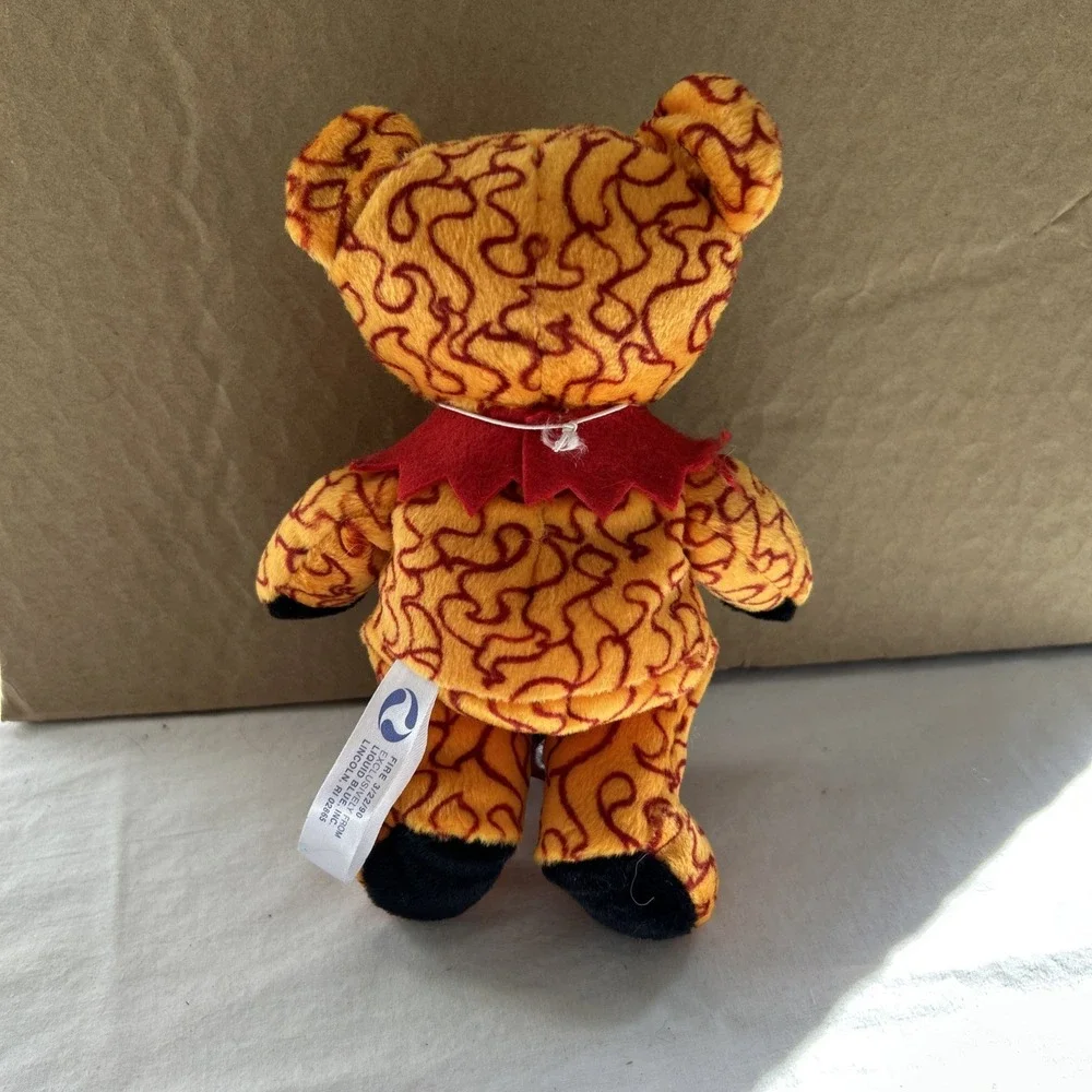 Grateful Dead Fire Bear‎ Beanie Plush Liquid Blue 1999